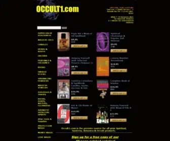 Occult1.com(Original Publications Botanica & Santeria Supplies) Screenshot