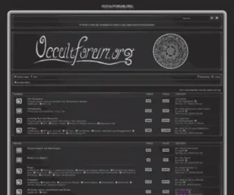 Occultforum.org(Occultforum) Screenshot