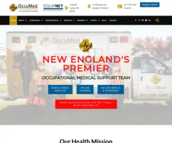 Occumedne.com(OccuMed of New England) Screenshot