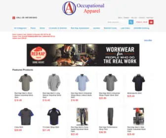 Occupationalapparel.com(OCCUPATIONAL APPAREL) Screenshot