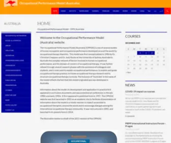 Occupationalperformance.com(Occupational Performance Model) Screenshot