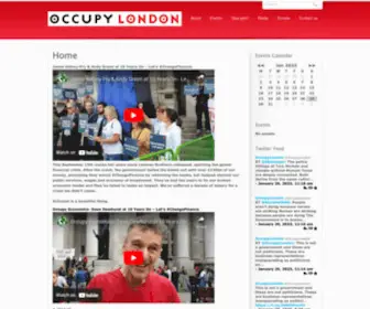 Occupylondon.org.uk(Occupy London) Screenshot