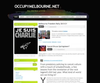 Occupymelbourne.net(FULL SPECTRUM ACTIVISM) Screenshot