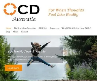 OCDaus.org(OCD Australia) Screenshot