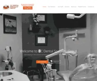 OCDentalspecialty.com(Santa Ana Specialty Dentist) Screenshot