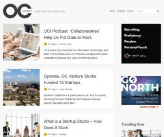 OCDigest.com(Orange County Tech & Startups News) Screenshot