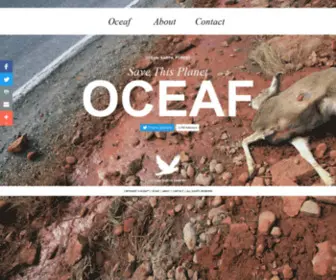 Oceaf.org(Save This Planet) Screenshot