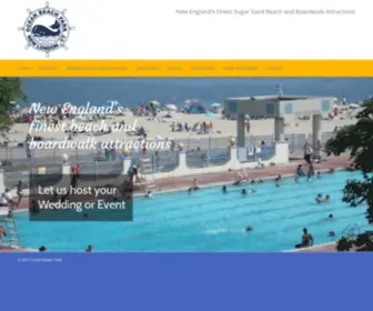 Ocean-Beach-Park.com(New England's Finest Sugar Sand Beach and Boardwalk Attractions) Screenshot