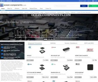 Ocean-Components.com(Electronic Components Distributor) Screenshot