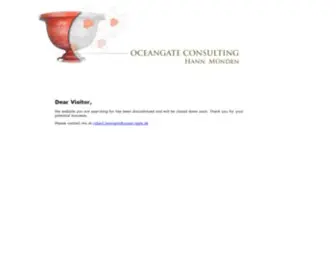 Ocean-Gate.de(OCEANGATE CONSULTING Hann. Münden) Screenshot