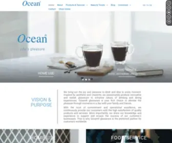 Ocean-Glassware.com(Ocean brand) Screenshot