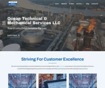 Ocean-ME.com(Ocean Technical and Mechanical Services LLC Oman) Screenshot