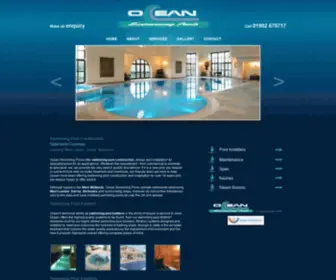 Ocean-Pools.co.uk(Swimming Pool Construction West London) Screenshot