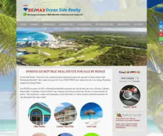 Ocean-Side-Realty.com(Dominican Republic Real Estate by RE/MAX Realtors you can trust) Screenshot