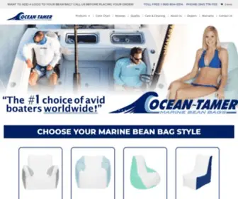 Ocean-Tamer.com(Ocean-Tamer Marine Bean Bags) Screenshot