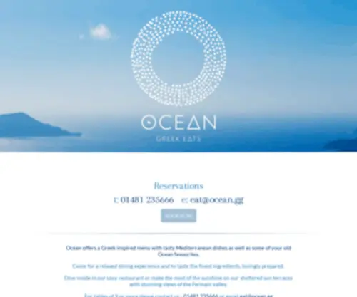 Ocean.gg(This restaurant) Screenshot
