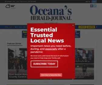 Oceanaheraldjournal.com(Oceana's Herald) Screenshot