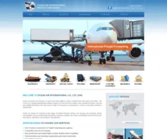 Oceanairinter.com(Ocean Air International) Screenshot