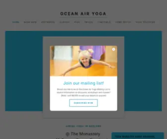 Oceanairyoga.com.au(Ocean Air Yoga) Screenshot