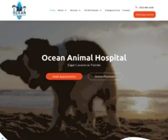 Oceananimalhospital.com(Affordable Animal Hospital in Cape Canaveral) Screenshot