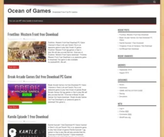 Oceanatgames.com(Ocean of Games) Screenshot