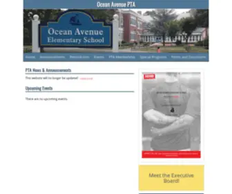 Oceanavepta.org(Ocean Avenue PTA) Screenshot