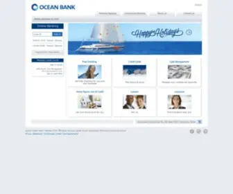 Oceanbank.com(Ocean Bank) Screenshot