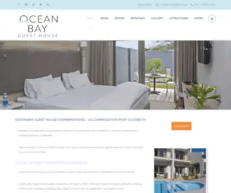 Oceanbay-Guesthouse.co.za(Bed and Breakfast Guest House Accommodation Port Elizabeth) Screenshot