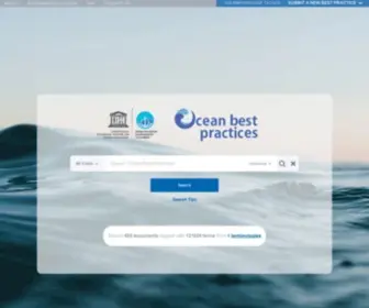 Oceanbestpractices.org(Ocean Best Practices System) Screenshot