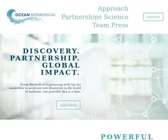 Oceanbiomedical.com(Ocean biomedical) Screenshot