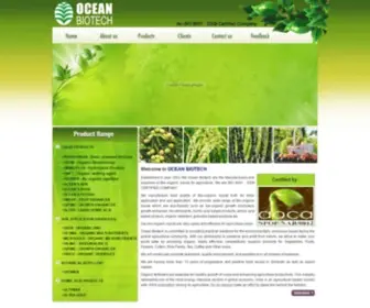 Oceanbiotech.net(Krishi kiran) Screenshot