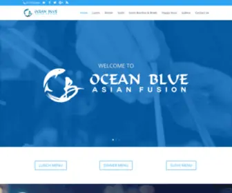 Oceanbluesushi.com(Ocean Blue Sushi) Screenshot