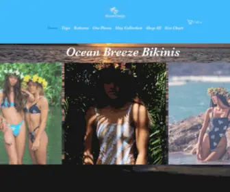 Oceanbreezebikinis.com(High Quality Bikinis) Screenshot