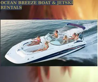 Oceanbreezeboatrentals.com(OCEAN BREEZE BOAT RENTALS) Screenshot