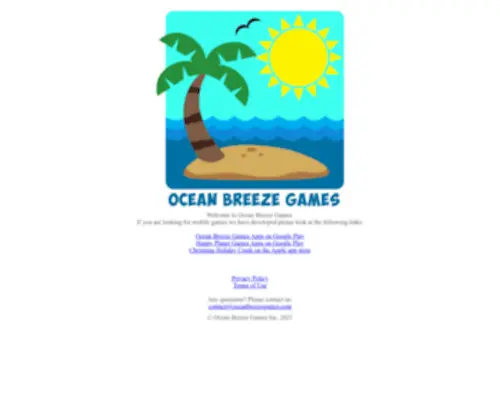 Oceanbreezegames.com(Ocean Breeze Games) Screenshot