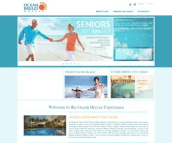 Oceanbreezehotels.com(Ocean Breeze Hotels) Screenshot