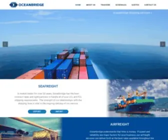 Oceanbridge.co.nz(Oceanbridge Shipping) Screenshot