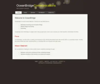 Oceanbridge.com(OceanBridge Communications) Screenshot