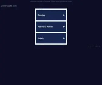 Oceancastle.com(리솜리조트) Screenshot