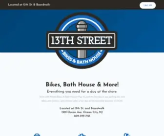 Oceancitybikesandbath.com(13th Street Bikes & Bath House) Screenshot