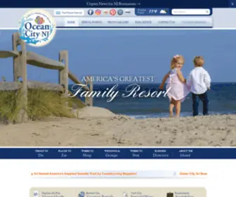 Oceancitychamber.com(Visit Ocean City) Screenshot