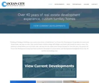 Oceancitydevelopment.com(Ocean City Development Group) Screenshot