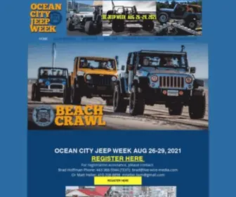 Oceancityjeepweek.com(Ocean City Jeep Week) Screenshot