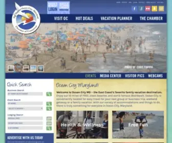 Oceancity.org(The Greater Ocean City) Screenshot