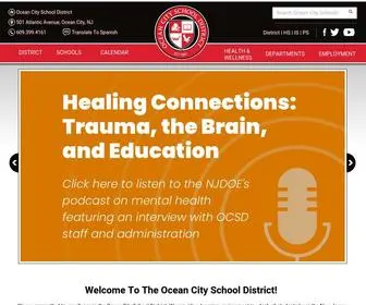 Oceancityschools.org(Ocean City School District) Screenshot