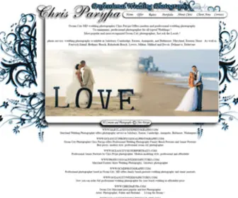 Oceancityweddingphotography.com(Wedding photographer Chris Parypa) Screenshot