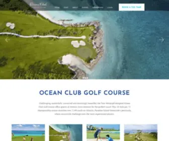 Oceanclubgolfcourse.com(Ocean Club) Screenshot