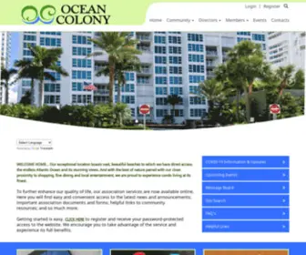 Oceancolonycondos.com(We've got some trouble) Screenshot