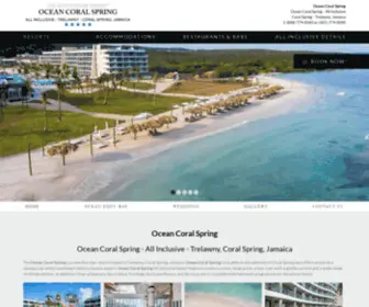 Oceancoralspring.com(Ocean Coral Spring All Inclusive Resort) Screenshot