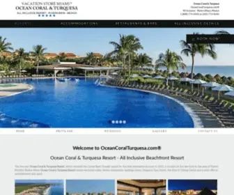 Oceancoralturquesa.com(Riviera Maya) Screenshot